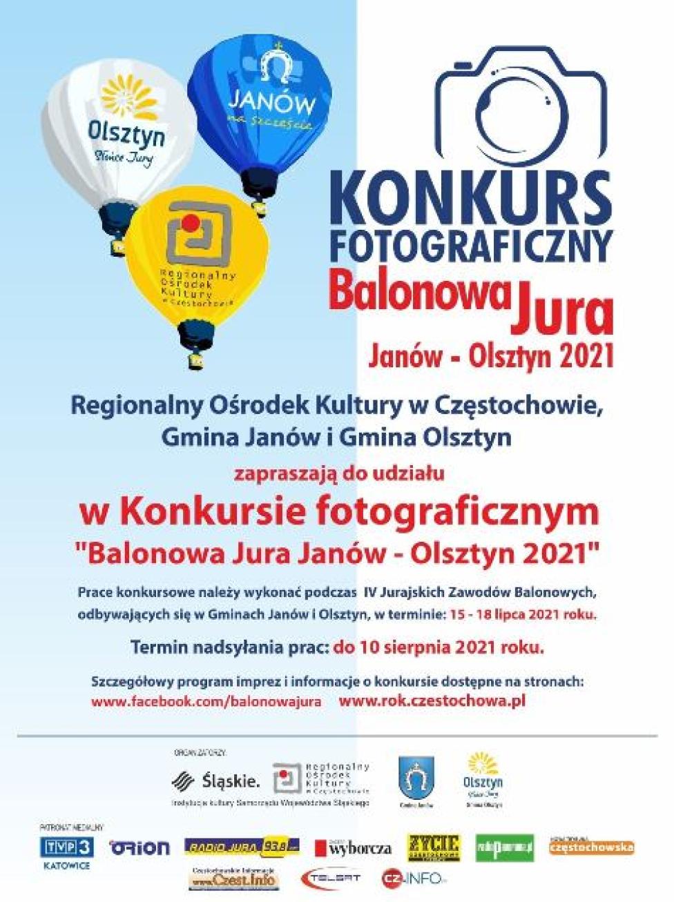 Konkurs fotograficzny "Balonowa Jura Janów – Olsztyn 2021" (fot. balonowajura.pl)