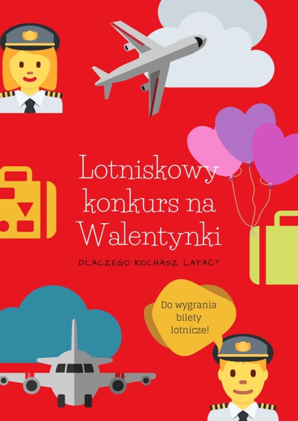 Konkurs Walentynkowy Portu Lotniczego Zielona Góra (fot. airport.lubuskie.pl)