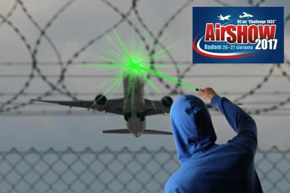 Air Show 2017: Strefa widza – laserowe zagrożenia w przestrzeni powietrznej (fot. ulc.gov.pl)