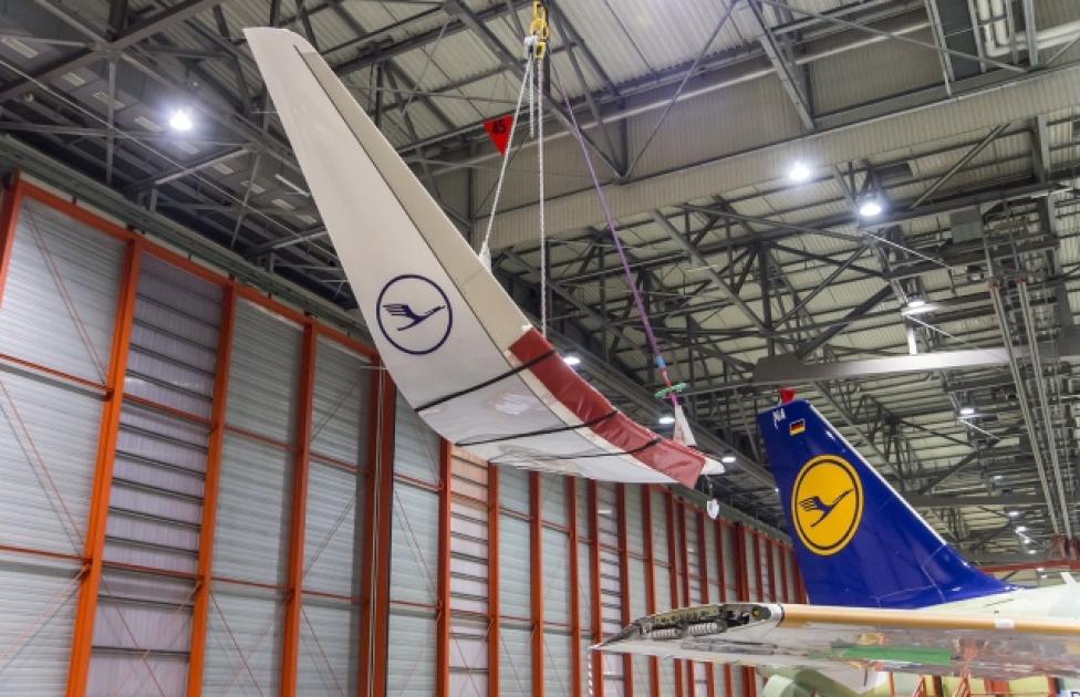 „Szarklety“ – nowe końcówki skrzydeł dla floty Airbusów A320 Lufthansy (fot. Lufthansa)