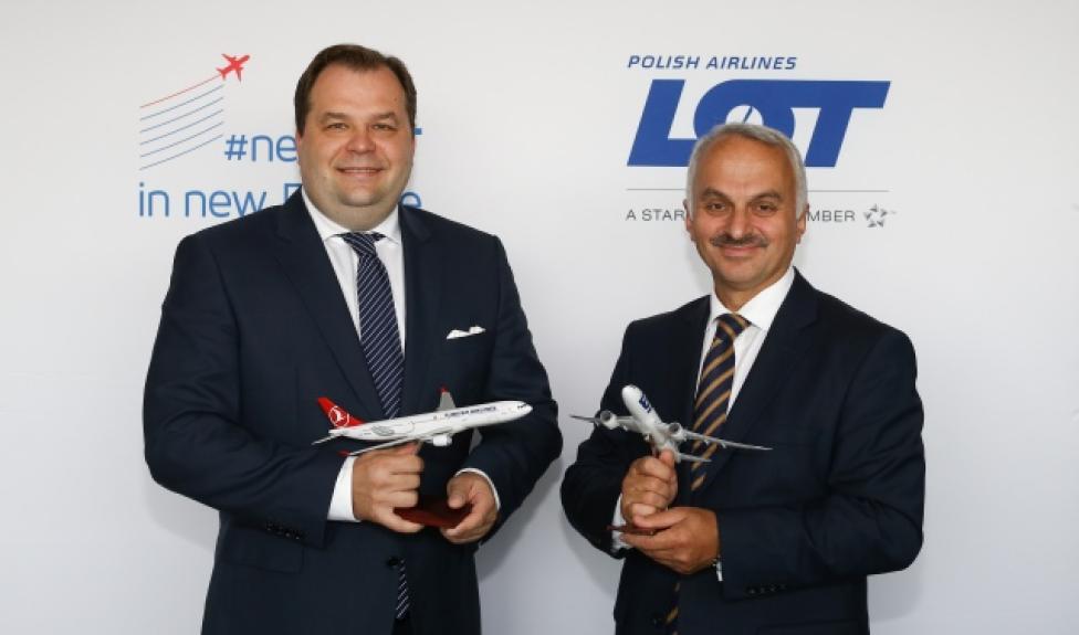 LOT i Turkish Airlines podpisały strategiczne partnerstwo (fot. PLL LOT)