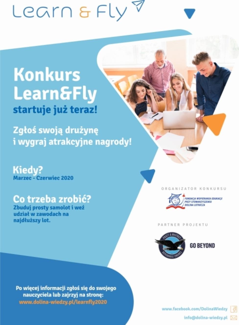 Learn&Fly 2020 – zawody dla szkół średnich w budowaniu modelu samolotu (fot. dolina-wiedzy.pl)