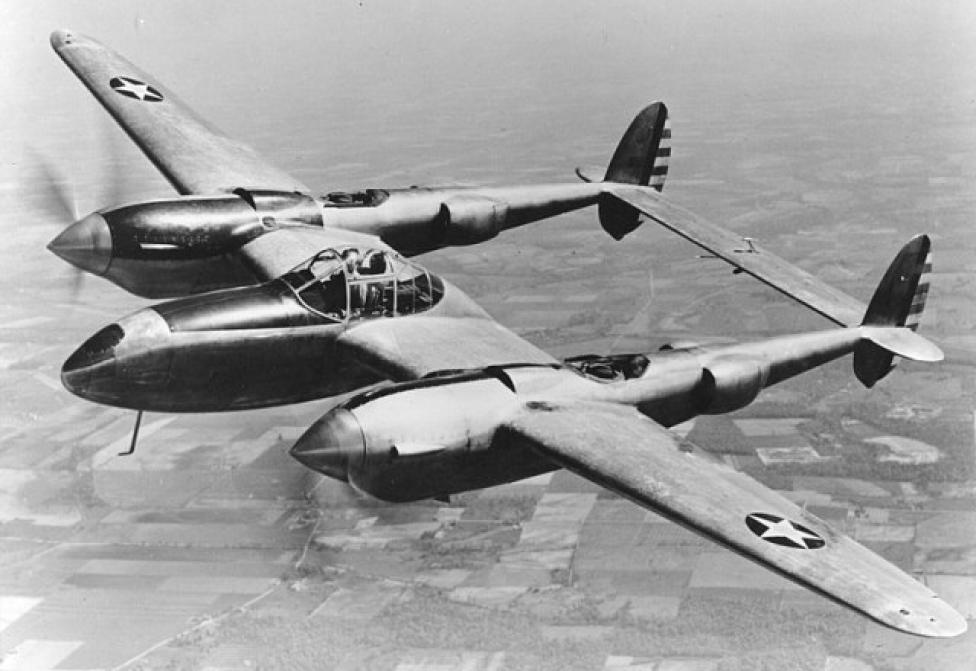 Lockheed P-38 Lightning (fot. U.S. Air Force/Domena publiczna/Wikimedia Commons)