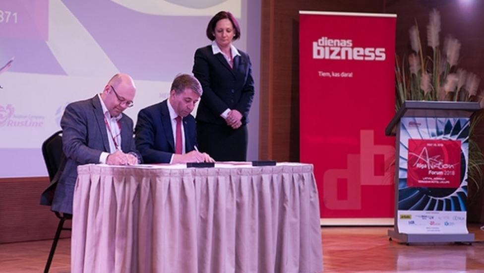 Łotewskie firmy lotnicze i rząd Łotwy podpisali memorandum o współpracy (fot. atwonline.com)