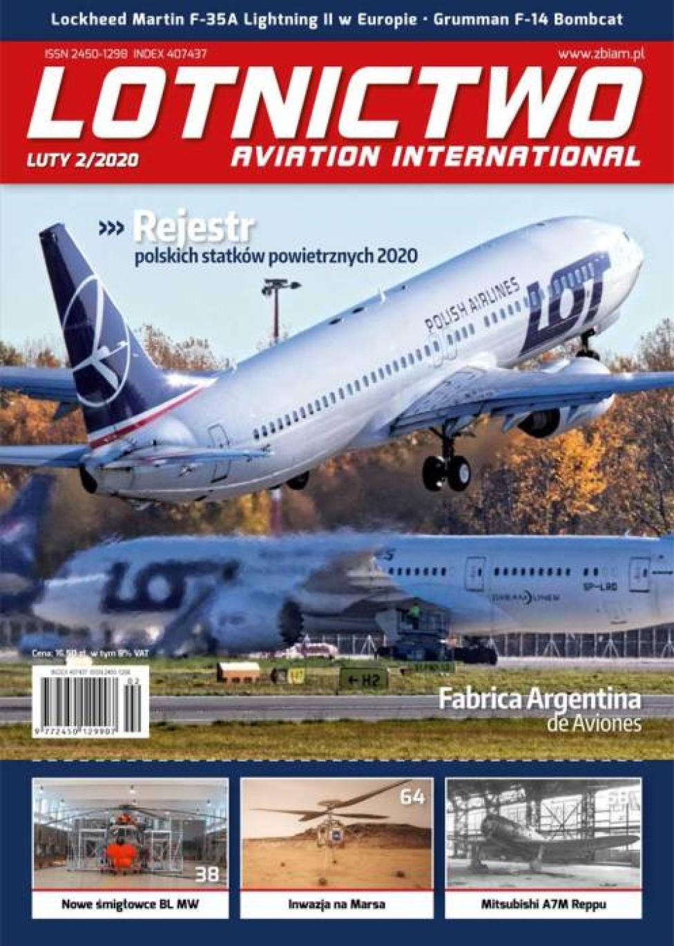 Lotnictwo Aviation International 2/2020 już w sprzedaży
