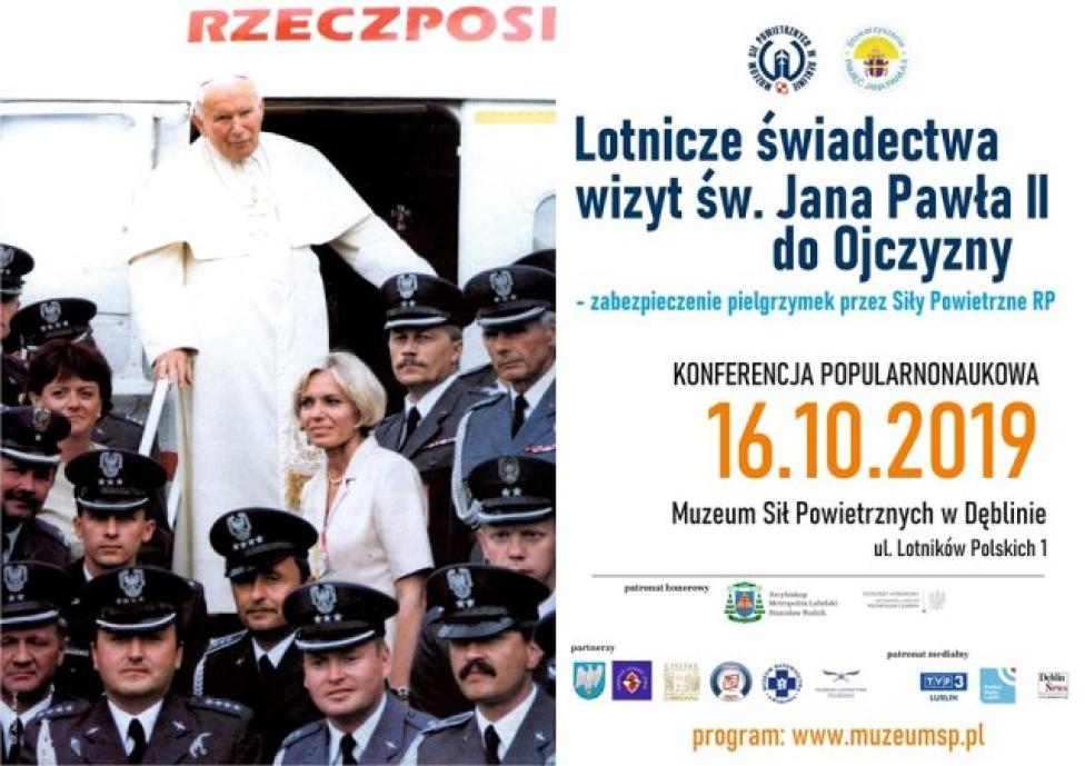 Konferencja "Lotnicze świadectwa wizyt św. Jana Pawła II do Ojczyzny" (fot. Muzeum Sił Powietrznych)