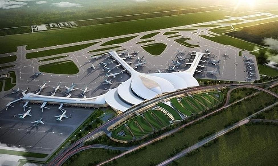 Lotnisko Long Thanh w Wietnamie - widok na jeden z terminali (fot. vir.com.vn)
