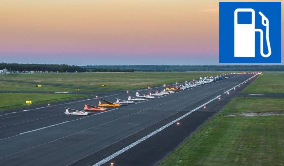 Lotnisko Mielec - paliwo dostępne (fot. lotniskomielec.pl)