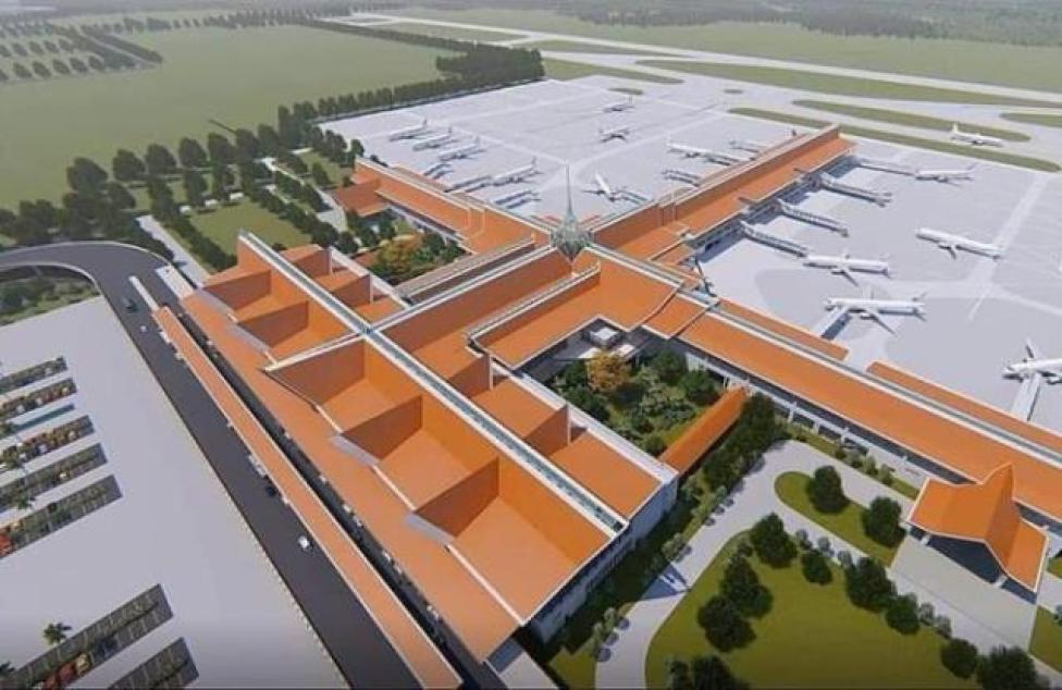 Lotnisko w prowincji Siem Reap - wizualizacja (fot. rynek-lotniczy.pl)