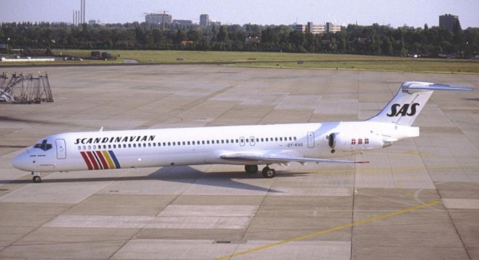 MD-81, który uległ katastrofie (nr. rej. OY-KHO) (fot. Konstantin von Wedelstaedt/GFDL 1.2/Wikimedia Commons)