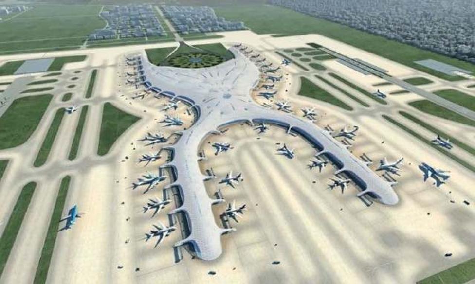 Mexico City International Airport - projekt (fot. Foster + Partners/archinect.com)