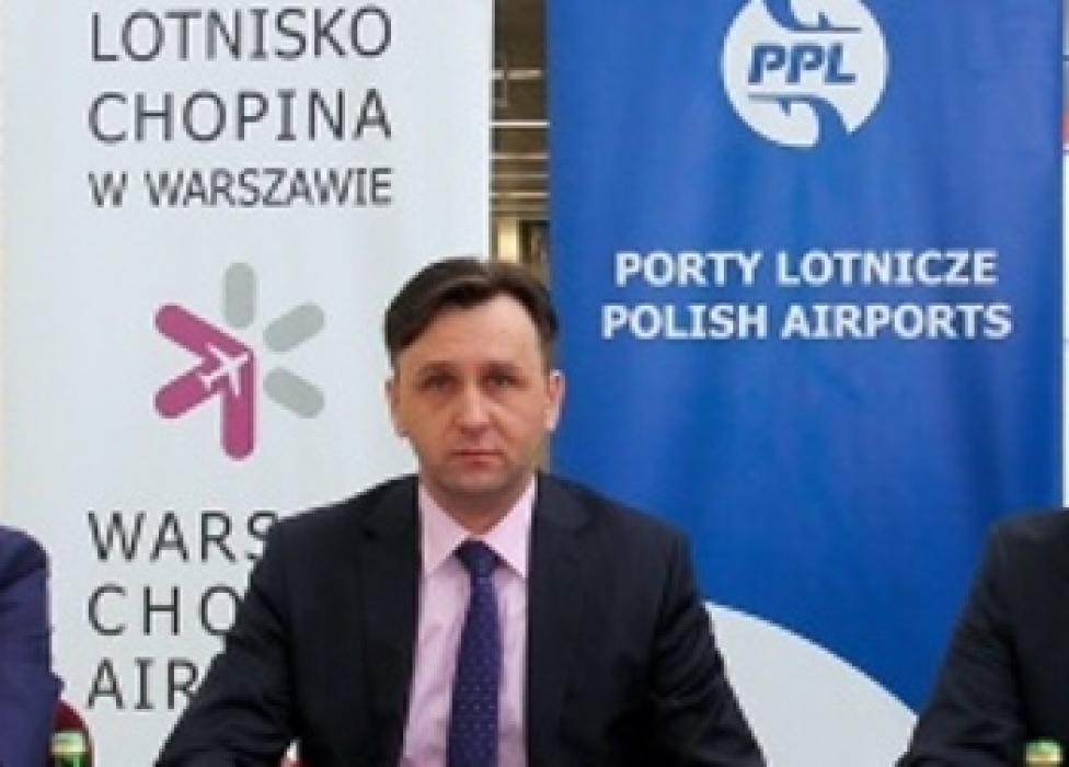 Michał Kaczmarzyk - dyrektor PPL i dyrektor Lotniska Chopina w Warszawie (fot. Lotnisko Chopina)