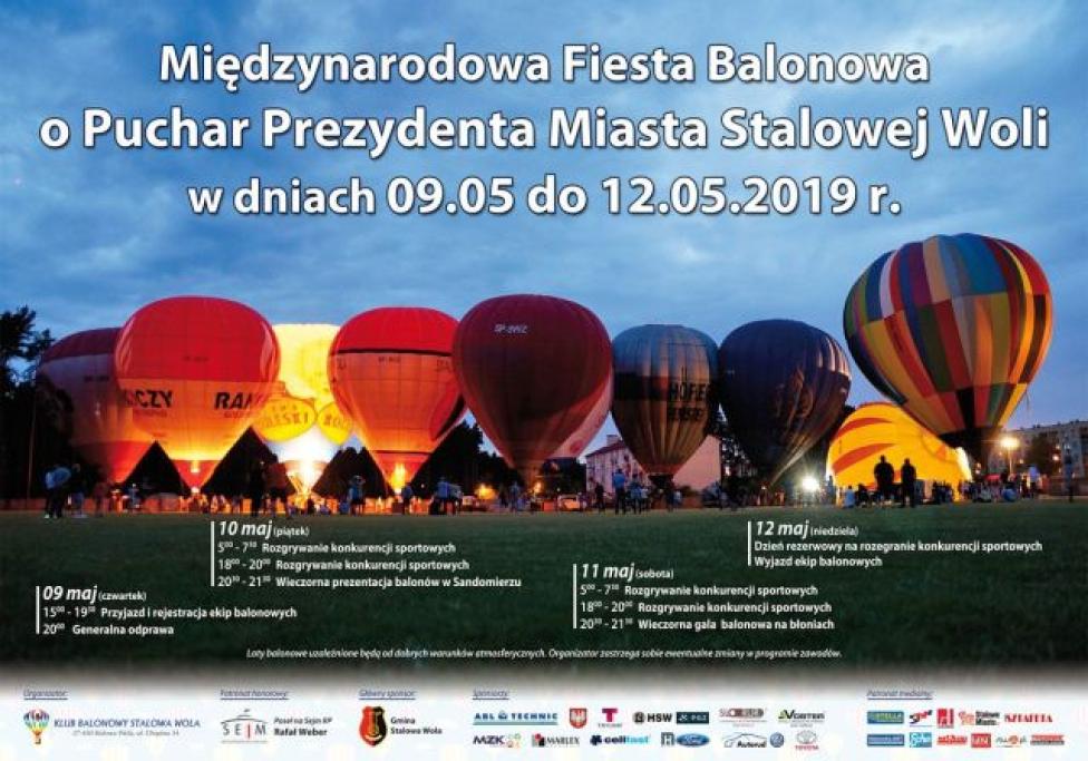 Międzynarodowa Fiesta Balonowa o Puchar Prezydenta Miasta Stalowej Woli (fot. balony.stalowawola.pl)