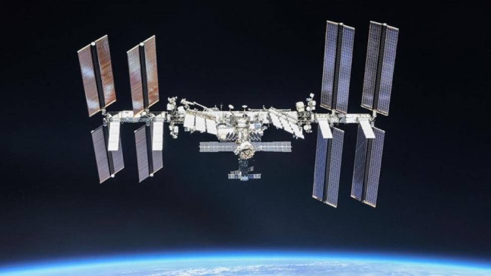 Międzynarodowa Stacja Kosmiczna na orbicie Ziemi (fot. NASA)