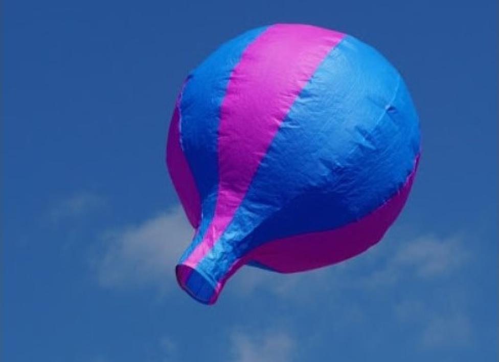 Model balonu w locie (fot. mgck-jl.pl)
