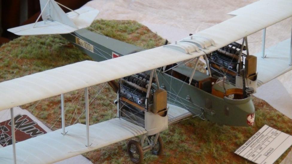 Model samolotu Gotha G.IV (fot. ipmsswidnica.pl)