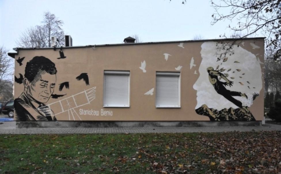 Mural poświęcony Stanisławi Bieni w Świdniku (fot. swidnik.pl)