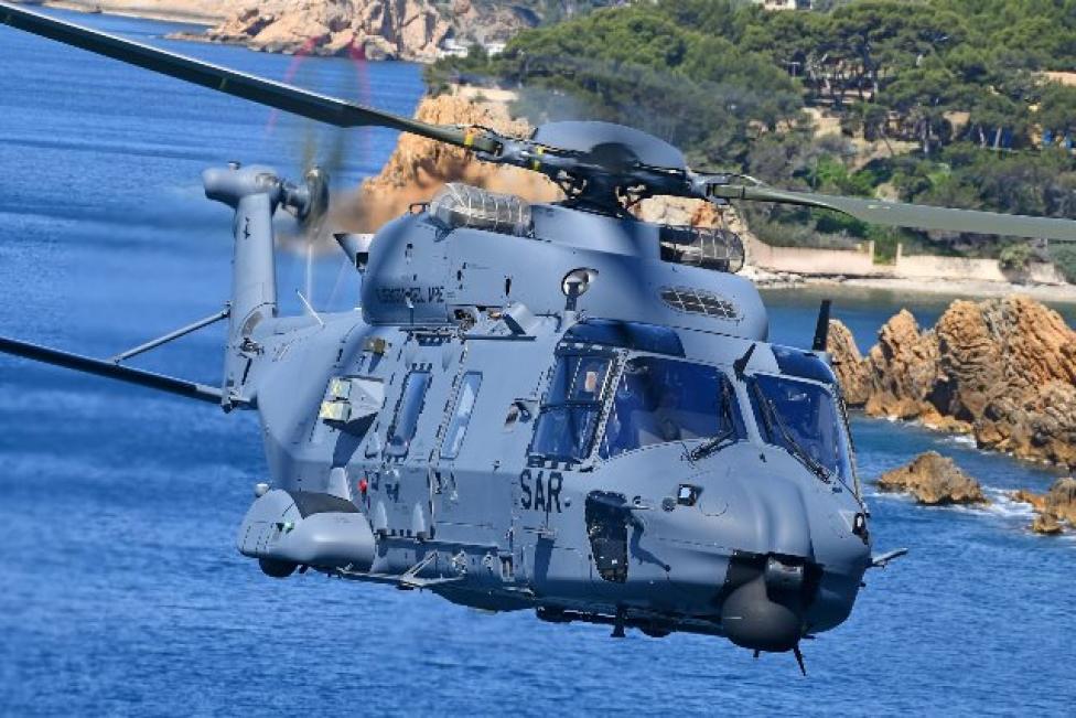 NH90 w wersji poszukiwawczo-ratunkowej Sił Powietrznch Hiszpanii (fot. Airbus Helicopters)