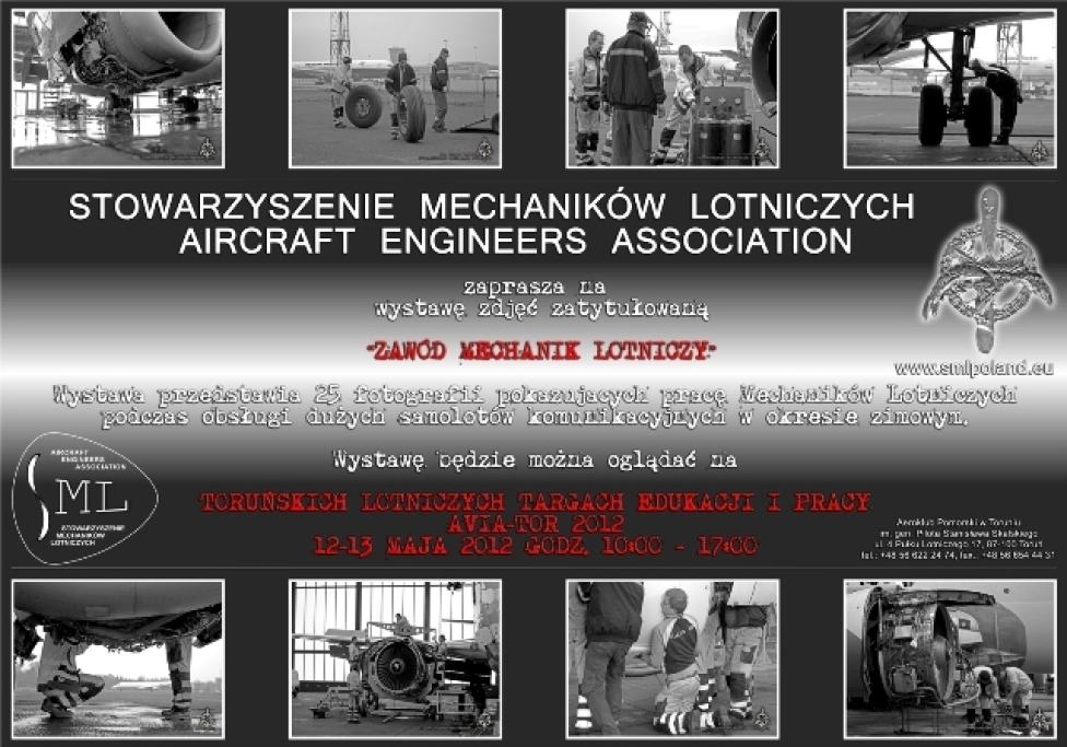 Wystawa zdjęć "Zawód Mechanik Lotniczy"