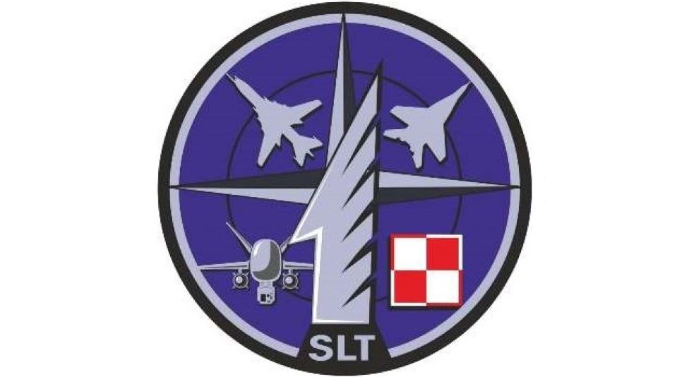 Zwycięski projekt oznaki rozpoznawczej 1. Skrzydła Lotnictwa Taktycznego (fot. 1slt.wp.mil.pl)