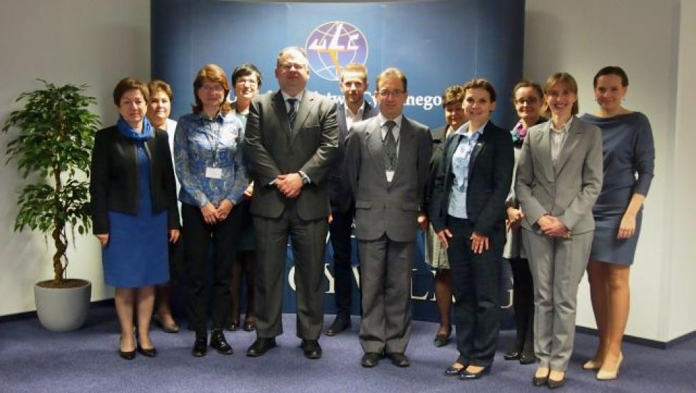 Stażyści wraz z Kierownictwem i Zespołem Projektowym podczas inauguracji (fot. ULC)