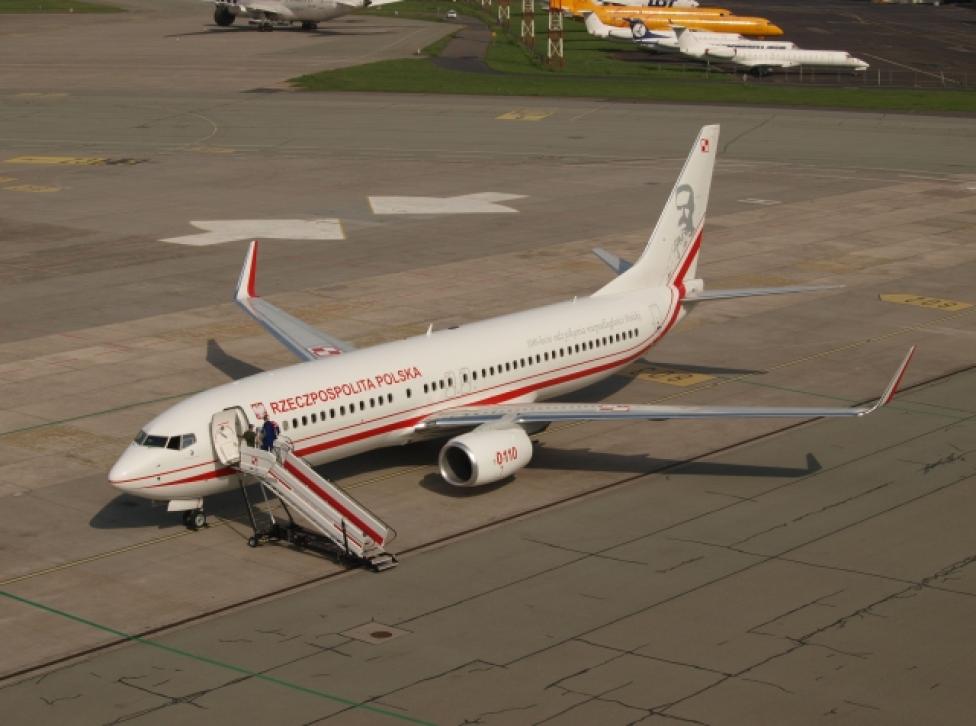 Pierwszy lot operacyjny Boeinga 737-800 Józef Piłsudski (fot. mł.chor. Jacek Grześkowiak)