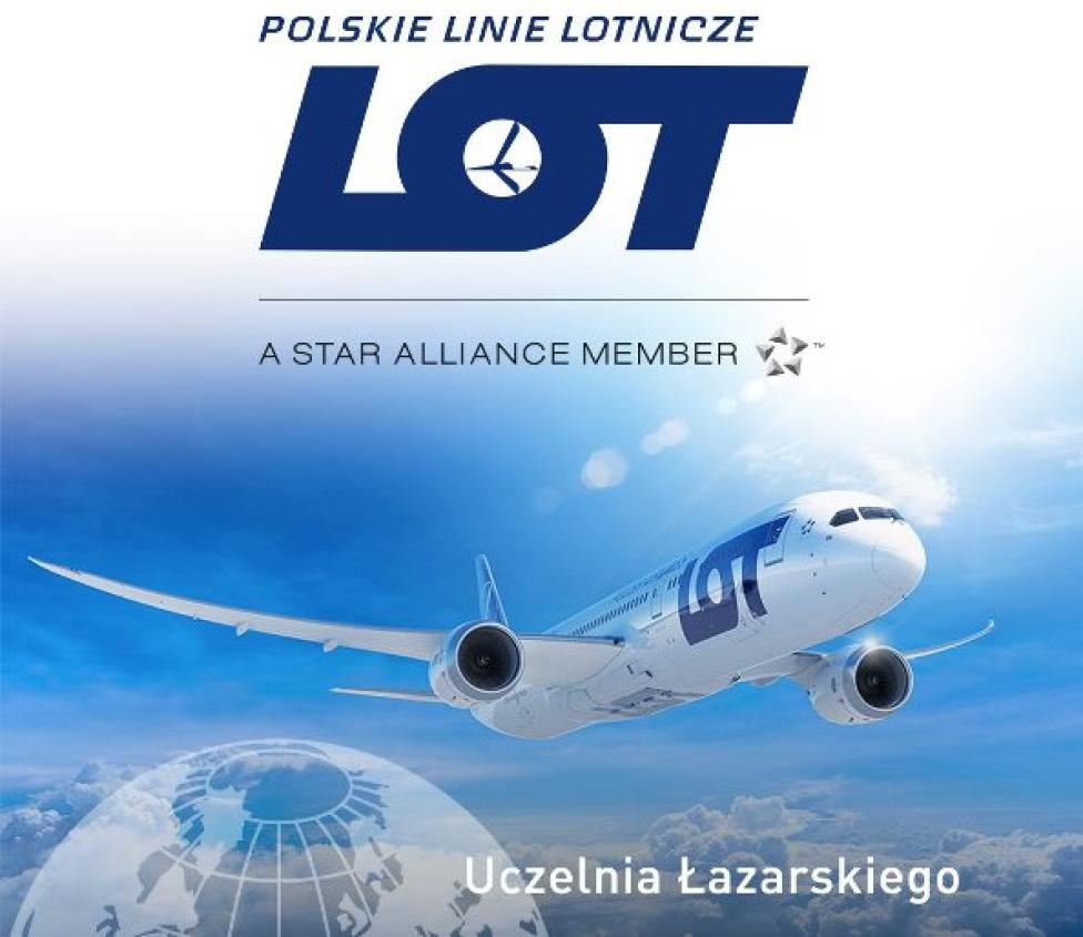 PLL LOT S.A. partnerem specjalności Airline Management (fot. lazarski.pl)