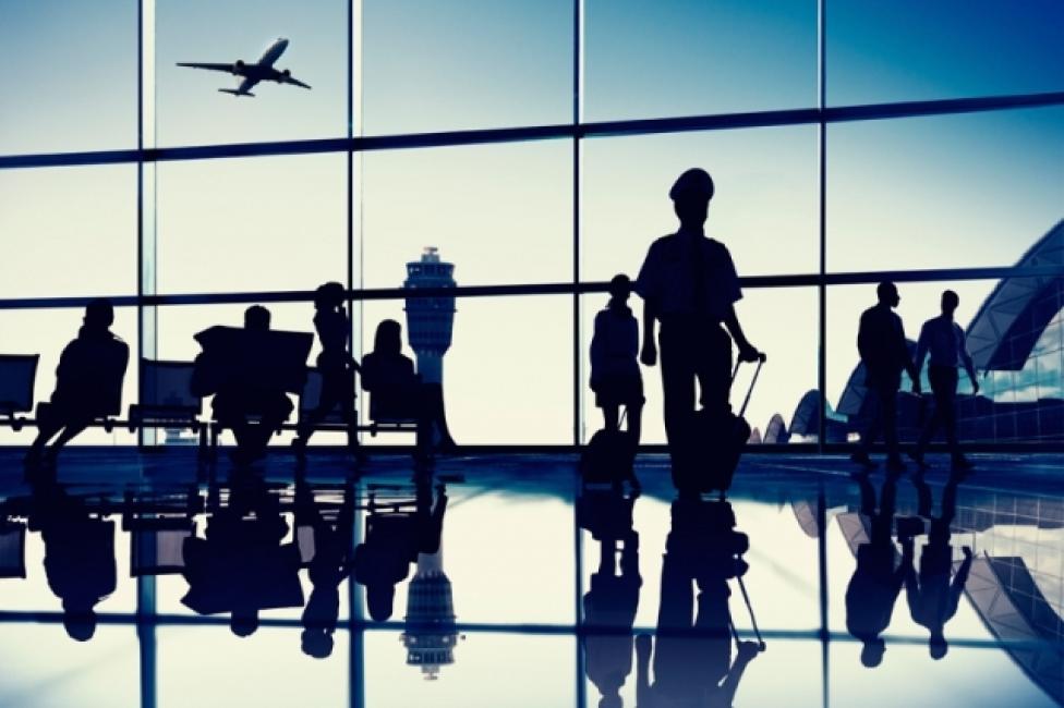 Pasażerowie na lotnisku (fot. eurocontrol.int)