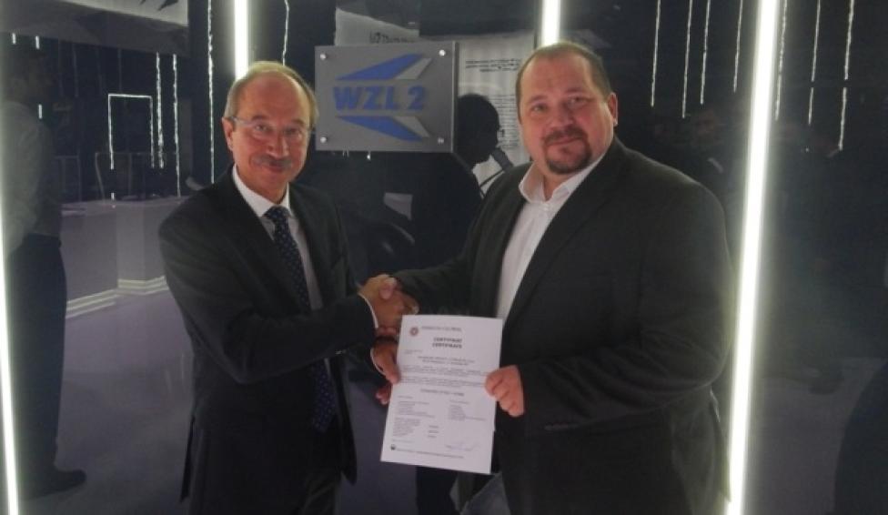 Pierwszy certyfikat w Polsce dla WZL Nr 2 S.A. (fot. wzl2.mil.pl)