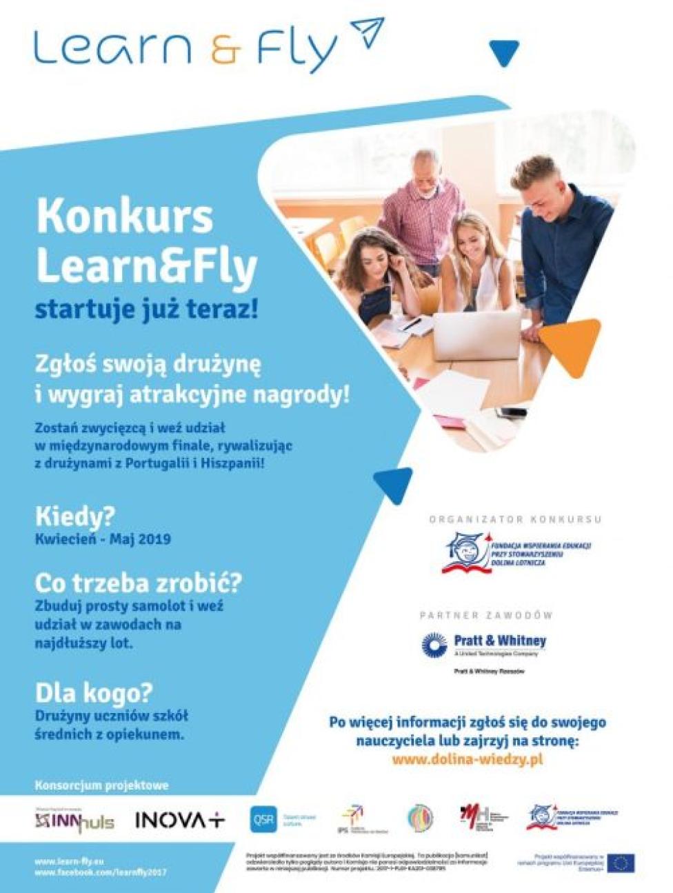 Learn&Fly – zawody dla szkół średnich w budowaniu modelu samolotu (fot. dolina-wiedzy.pl)