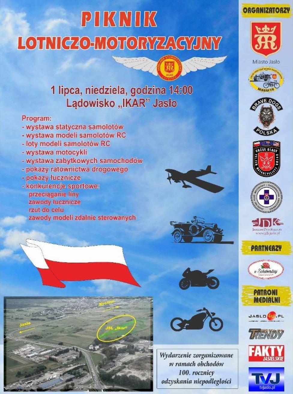 Piknik Lotniczo – Motoryzacyjny w Jaśle (fot. jsl-ikar.pl)