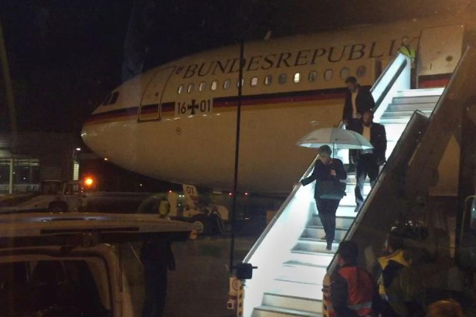 Podróż kanclerz Merkel do Argentyny przerwana z powodu awarii samolotu (fot. newsandstar.co.uk)
