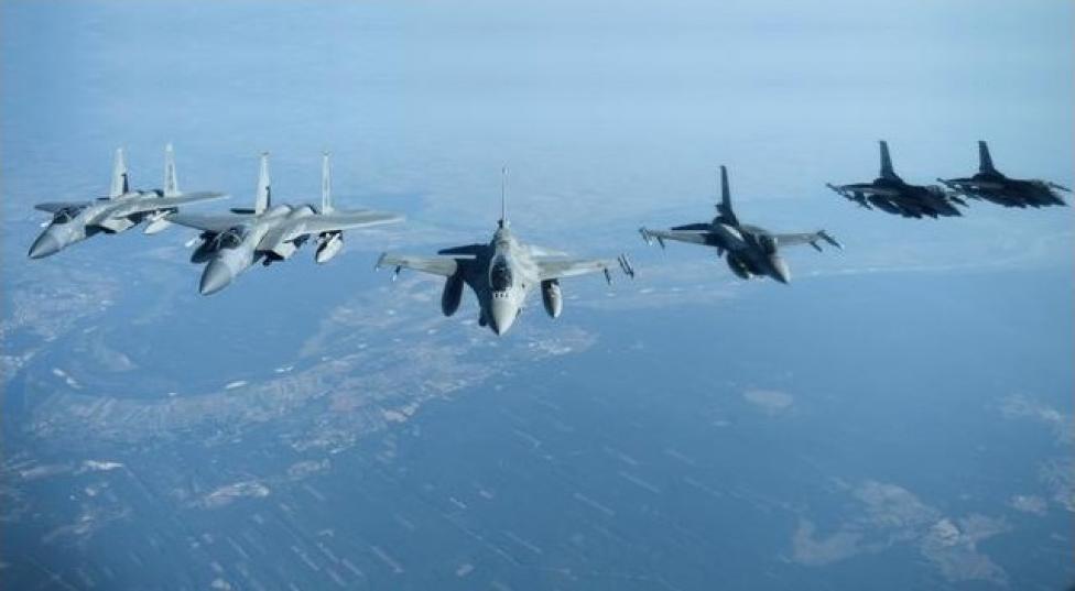Polsko-amerykańskie szkolenie One Sky (fot. U.S. Air Force photo by Airman 1st Class Brandon Esau)