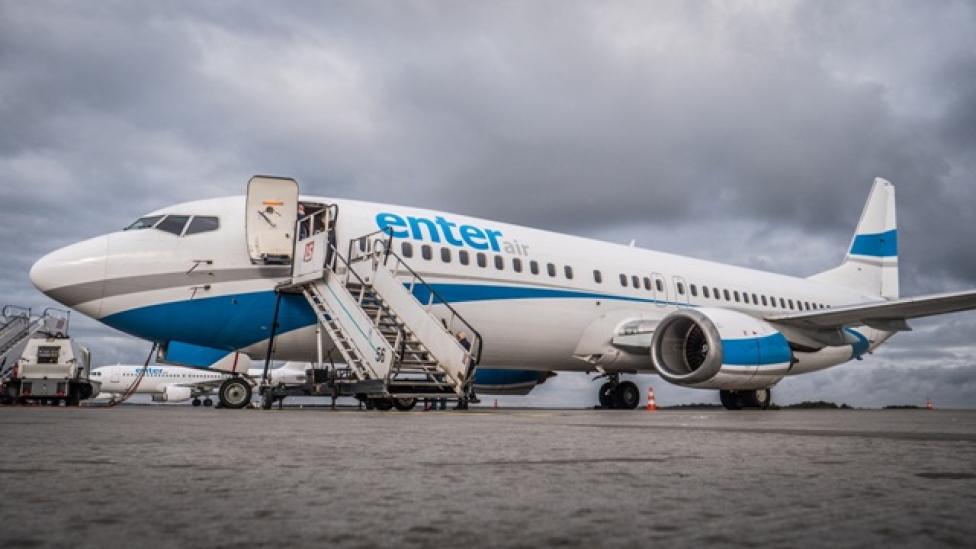 Pożegnanie ostatniego Boeinga 737-400 w barwach Enter Air (fot. Enter Air)
