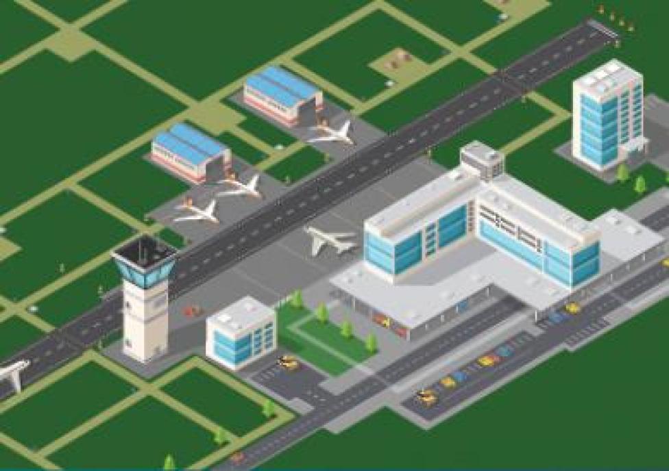 Projekt lotniska w konkursie Airport Design Challenge (fot. FAA)