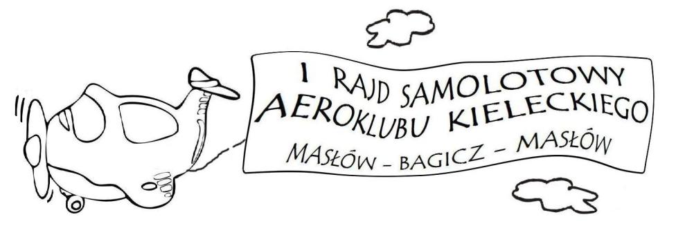 I Rajd Samolotowy Aeroklubu Kieleckiego (logo)