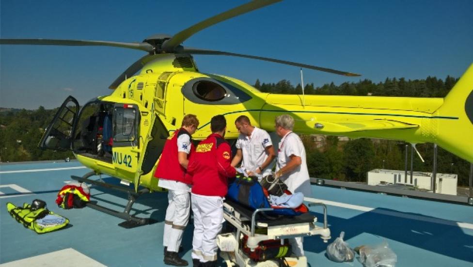 H135 służb ratownictwa medycznego (EMS) należący do SAF (fot. SAF)