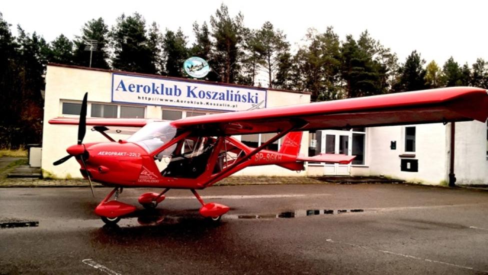 Nowy samolot w Aeroklubie Koszalińskim (fot. aeroklub.koszalin.pl)