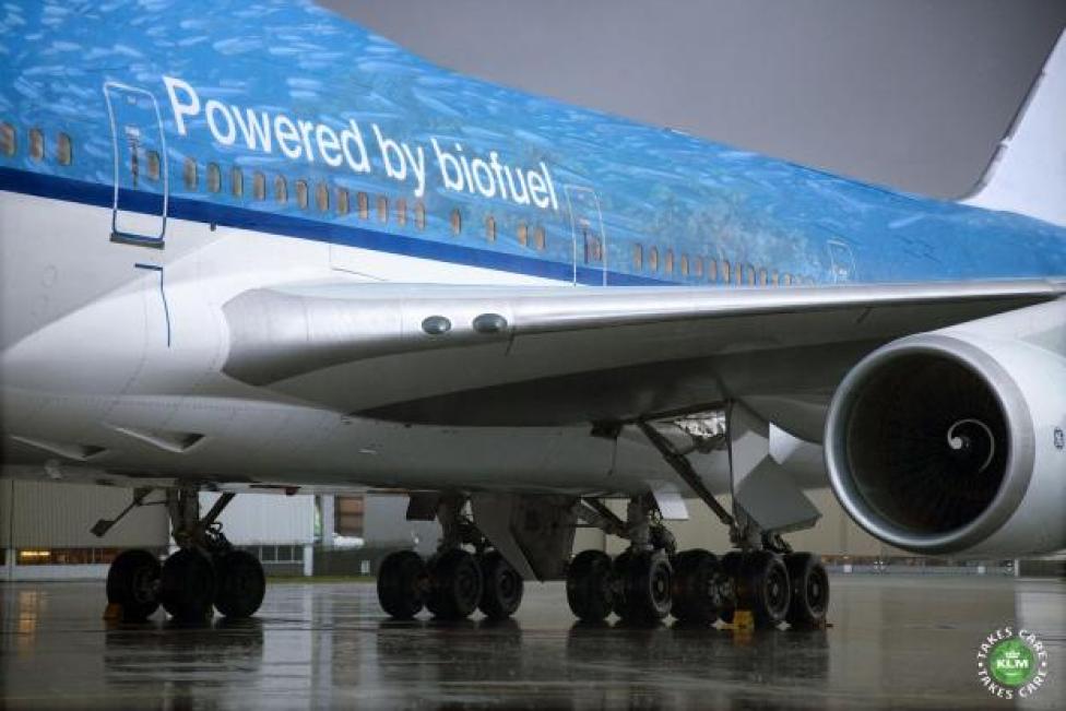 Samolot KLM - lot na biopaliwie (fot. klmtakescare.com)