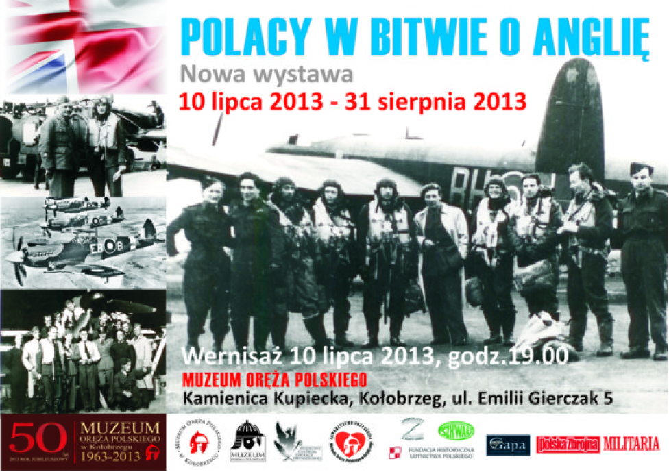 Polacy w bitwie o Anglię 0 wernisaż w Muzeum Oręża Polskiego w Kołobrzegu