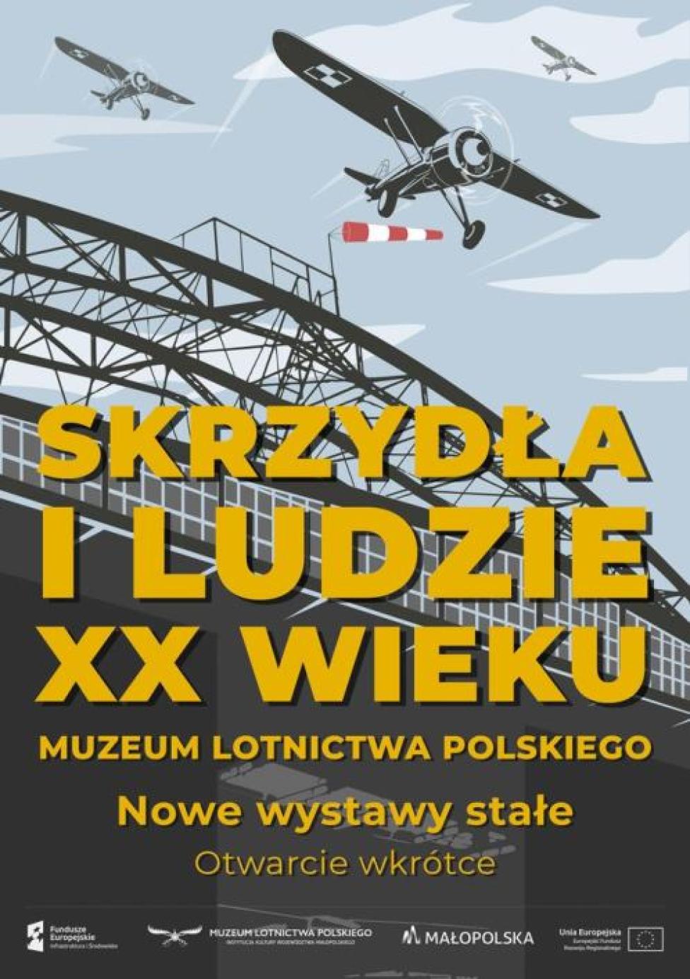 Wystawa "Skrzydła i Ludzie XX wieku" (fot. Muzeum Lotnictwa Polskiego)