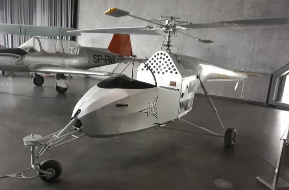 Śmigłowiec BŻ-1 GIL po remoncie (fot. Muzeum Lotnictwa Polskiego)