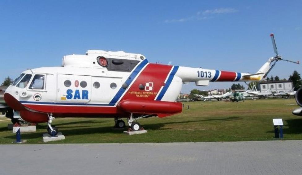 Śmigłowiec ratownictwa morskiego Mi-14 PS nr 1013 w Muzeum Sił Powietrznych (fot. muzeumsp.pl)