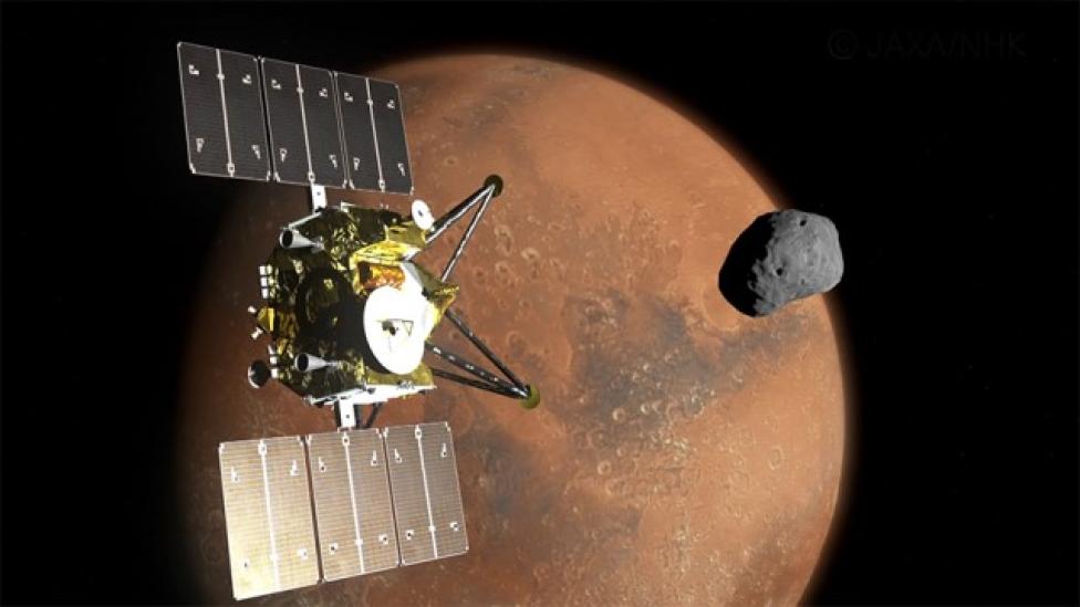 Sonda misji Martian Moons eXploration (MMX) leci w kierunku Marsa (fot. JAXA/NHK)