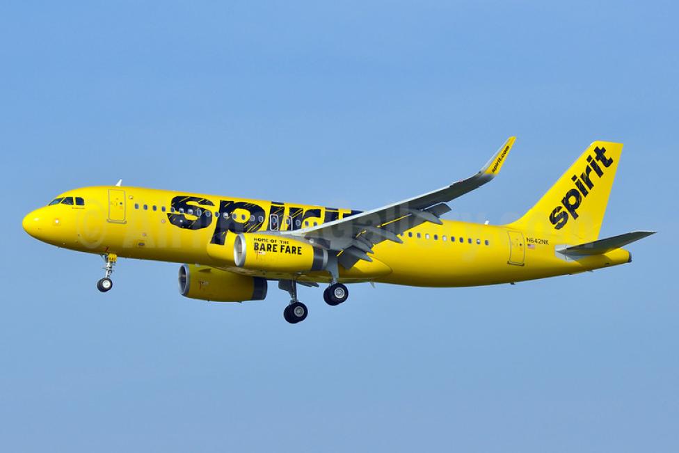 A320 należący do Spirit Airlines