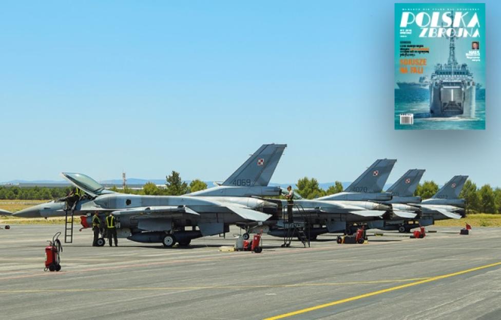 Polscy piloci F-16 na szkoleniu TLP w Hiszpanii (fot. arch. 32 BLT)