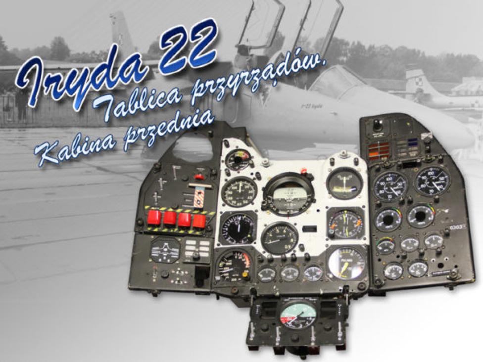Unikalna tablica przyrządów z samolotu PZL I-22 Iryda (fot. muzeumlotnictwa.pl)