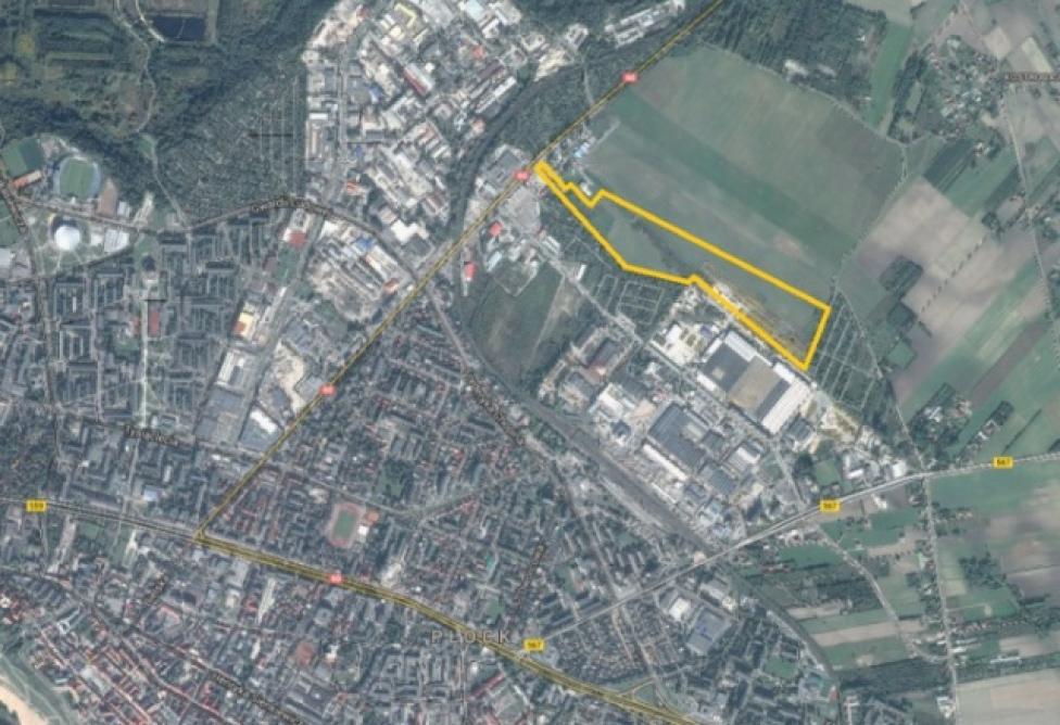 Tereny inwestycyjne sprzedane przez Miasto Płock firmie CNH Industrial Polska (fot. UM Płock)