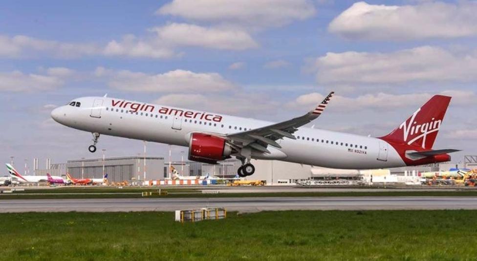 Airbus dostarczył pierwszy egzemplarz samolotu A321neo liniom Virgin America (fot. Airbus)