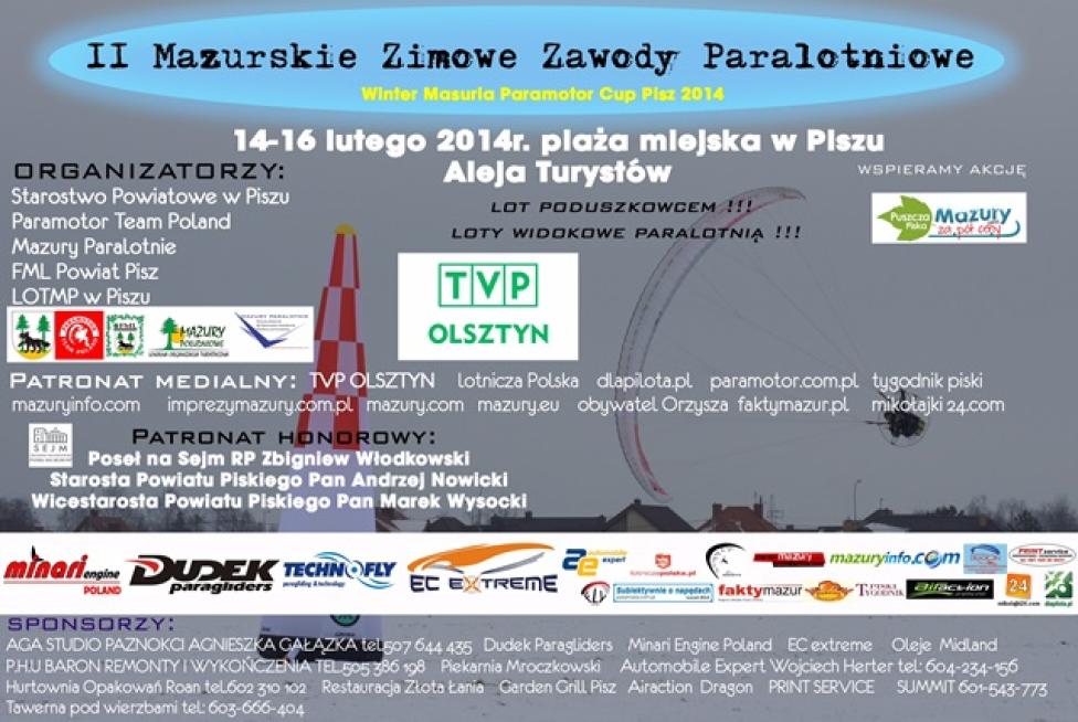 Winter Masuria Paramotor Cup Pisz 2014